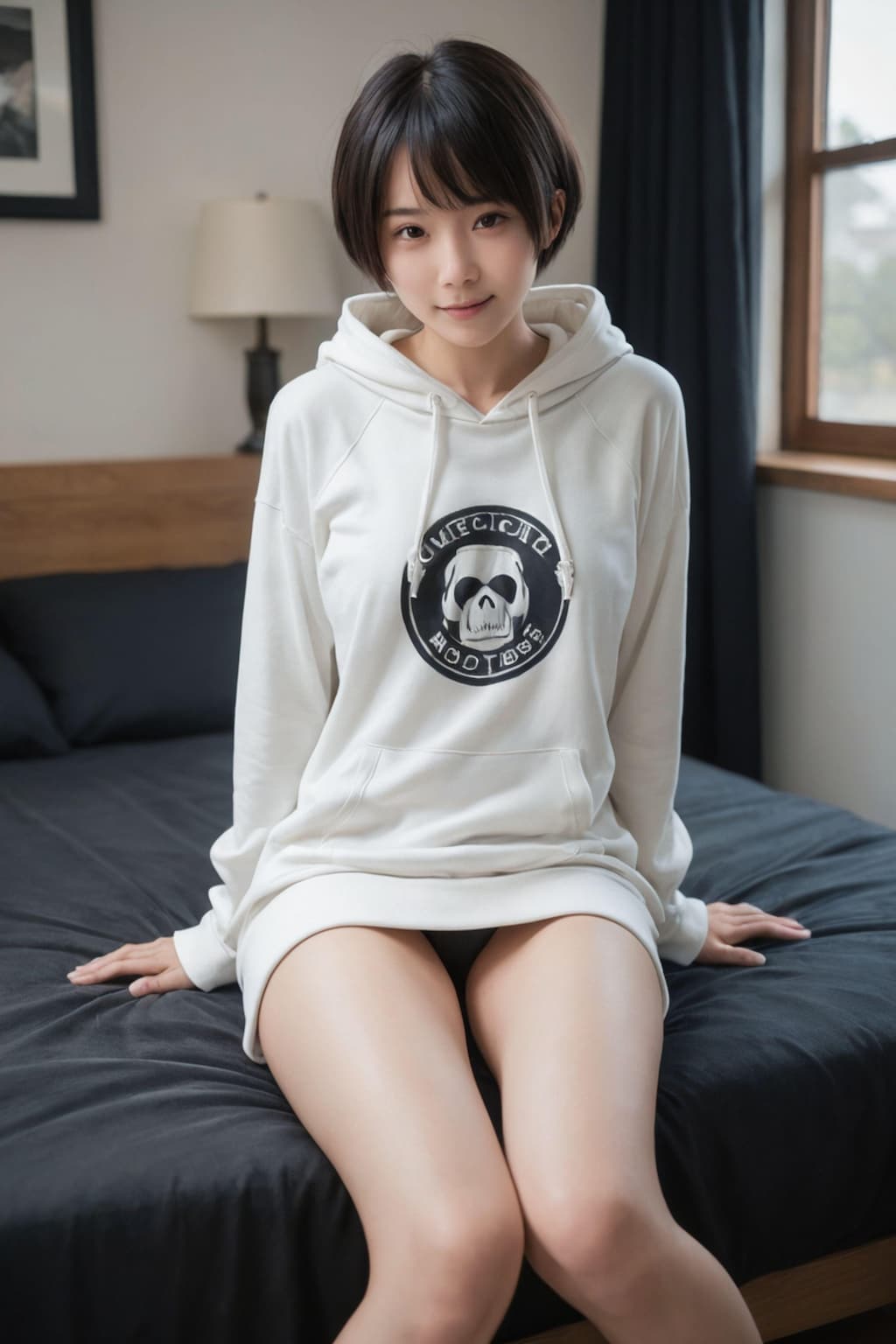 パーカー女子