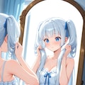 揺れる髪先、縛れぬ気持ち 2枚目