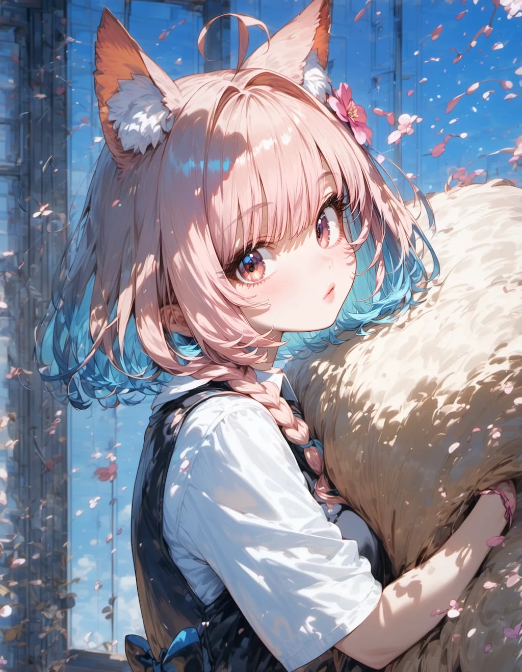 Embracing the Fluffy Warmth