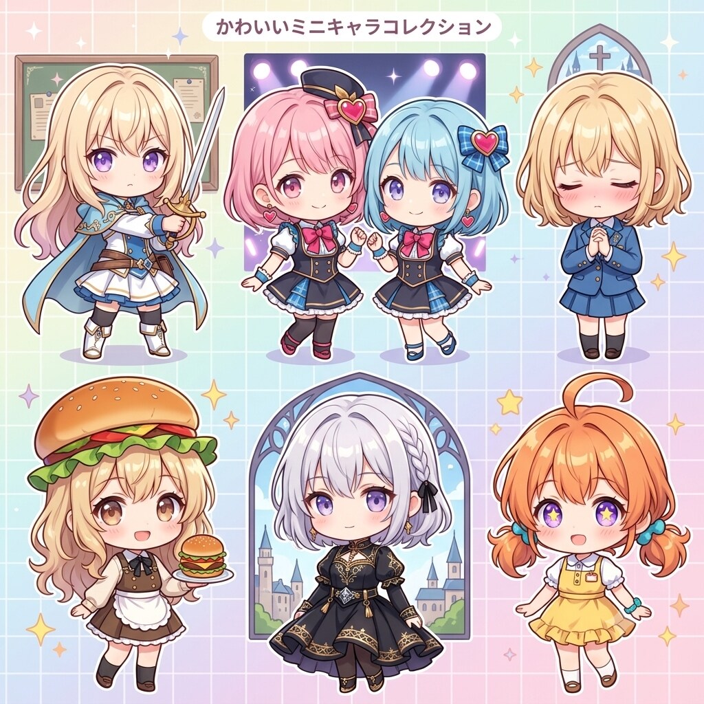 ミニキャラ | の人気AIイラスト・グラビア