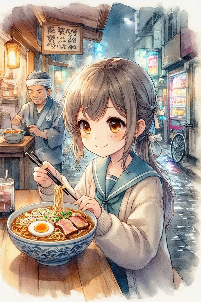 ラーメン食べたい(2) | の人気AIイラスト・グラビア