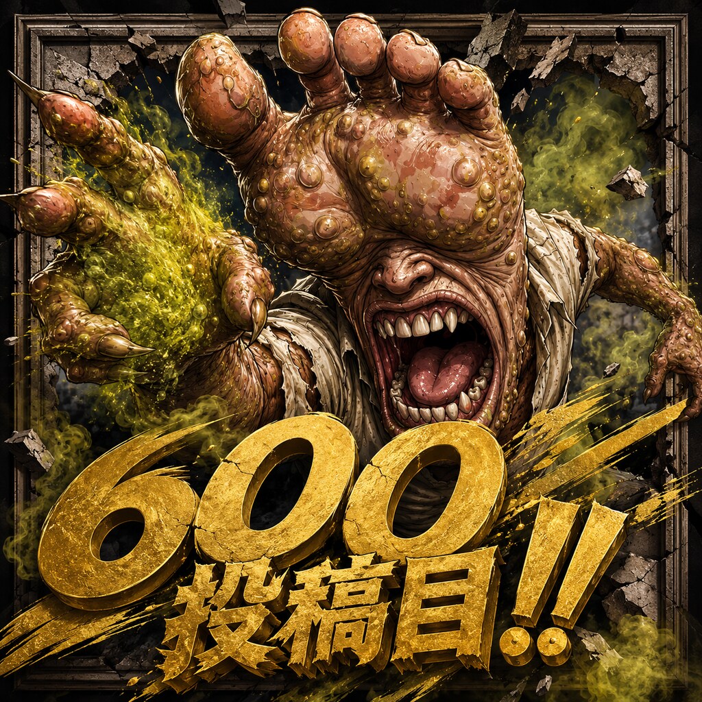600投稿目！！