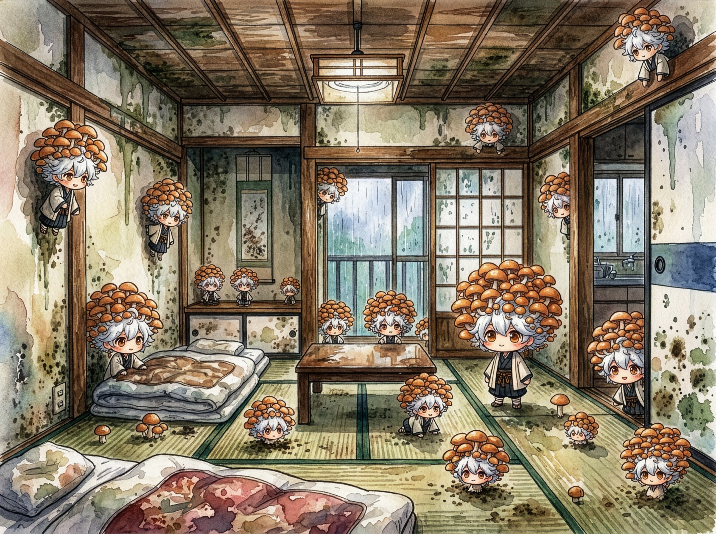 湿気の多い部屋