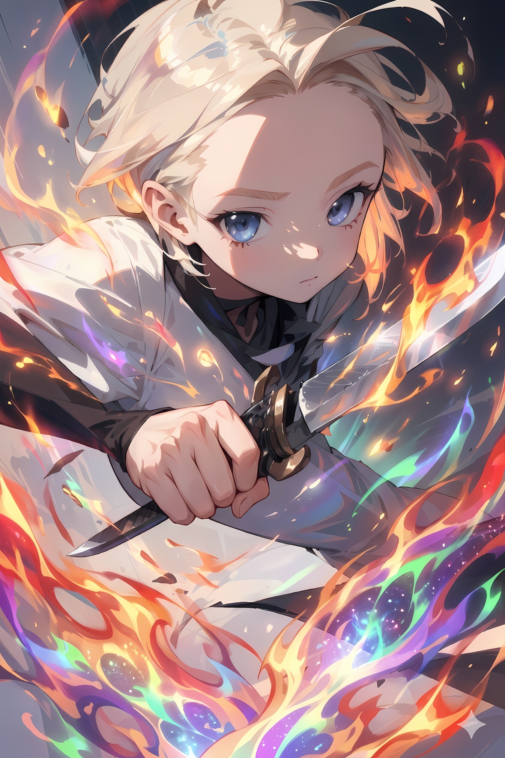 業火の刃 | の人気AIイラスト・グラビア