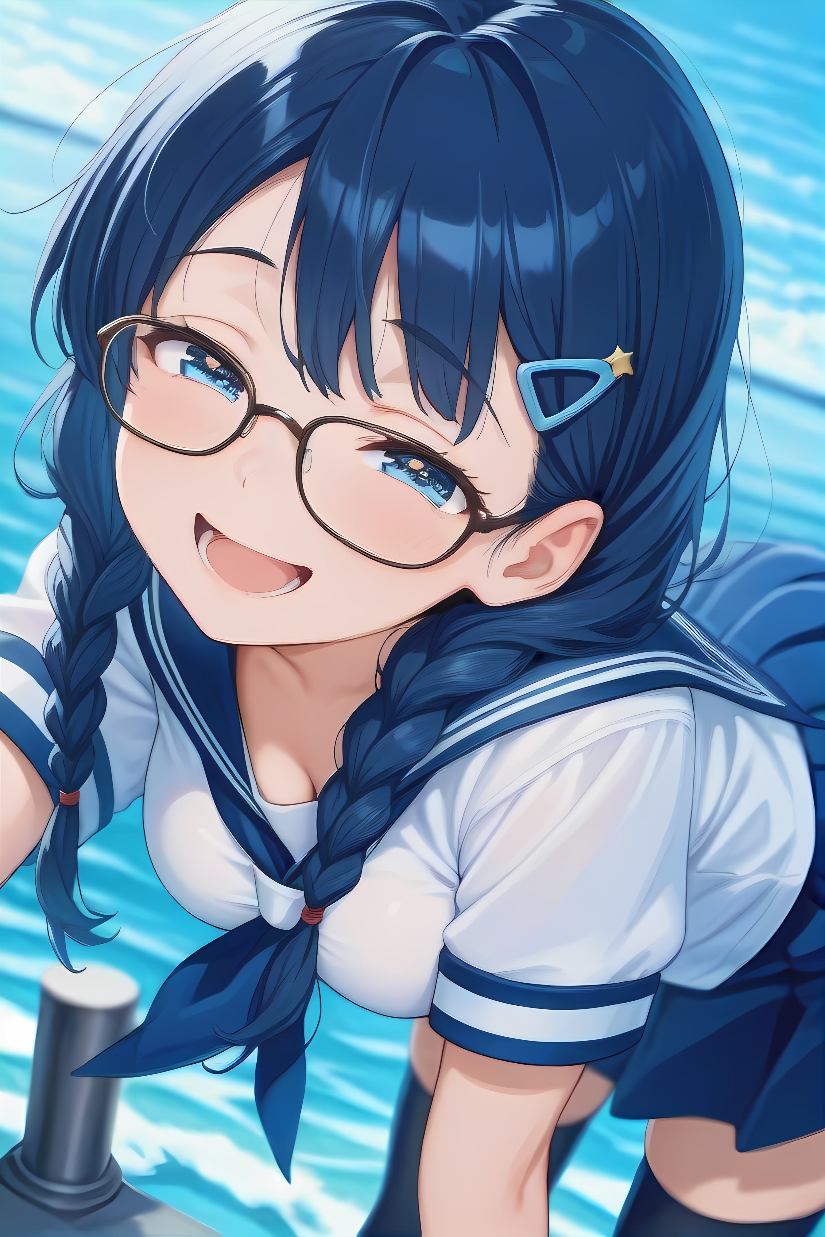 三つ編みセーラー | の人気AIイラスト・グラビア