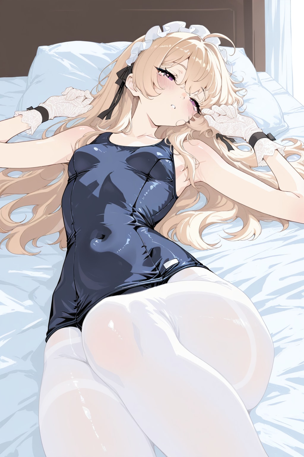 朝のスク水