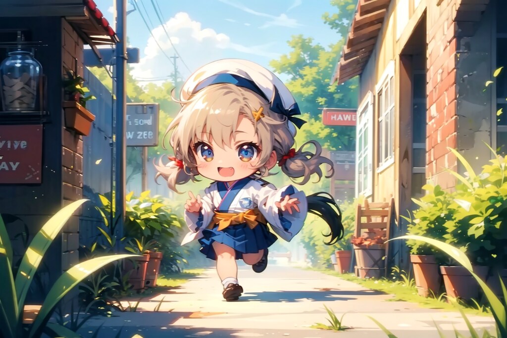 友達の家に遊びにいくよ-。