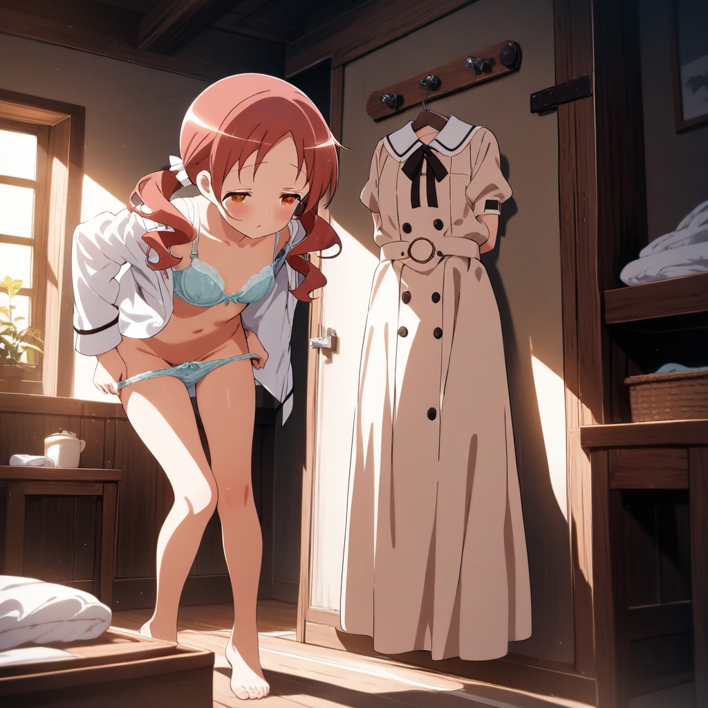 奈津恵着替え中
