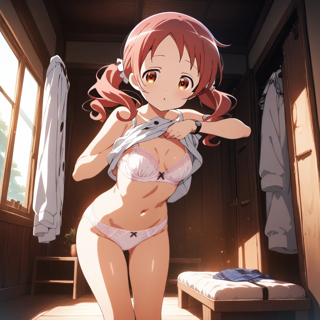 奈津恵着替え中