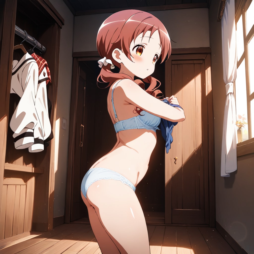 奈津恵着替え中