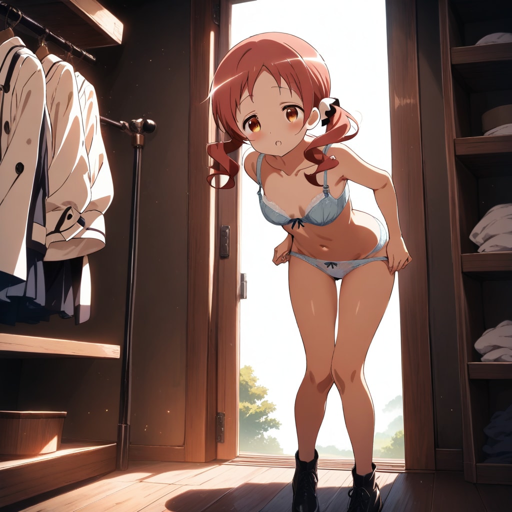 奈津恵着替え中