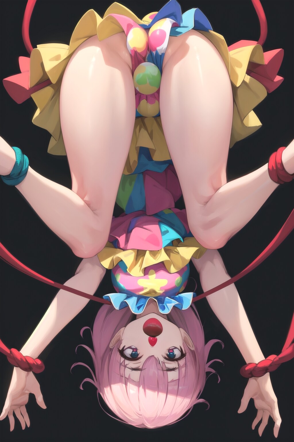 逆さ