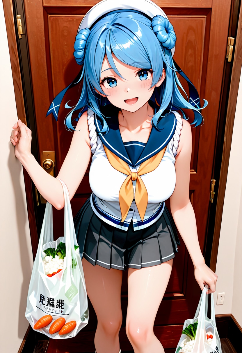 提督さん♡ 夕ご飯作るけぇね！