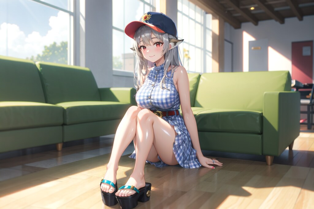 キッチンの若奥様