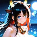 牛の獣人のビキニ姿 5枚目