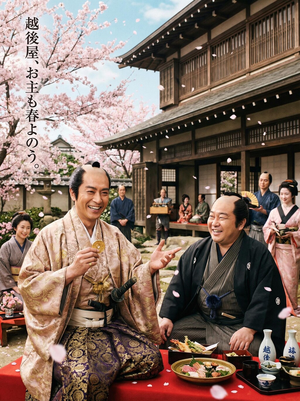 越後屋、お主も…