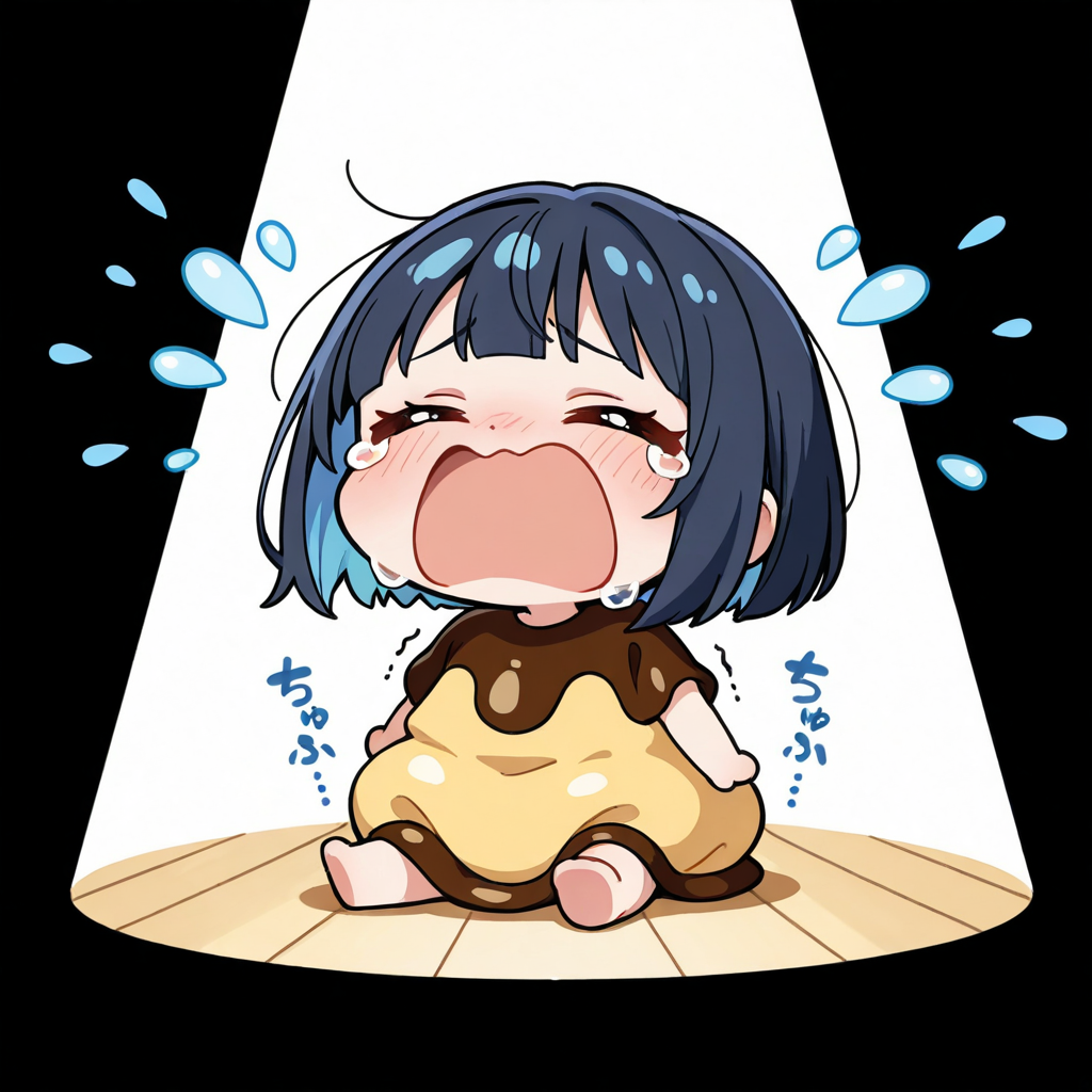 ようちえんのえんげきでぷりんやくをするちーちゃん！！