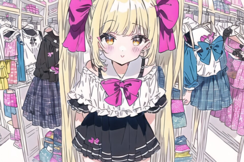 服を買いに行った