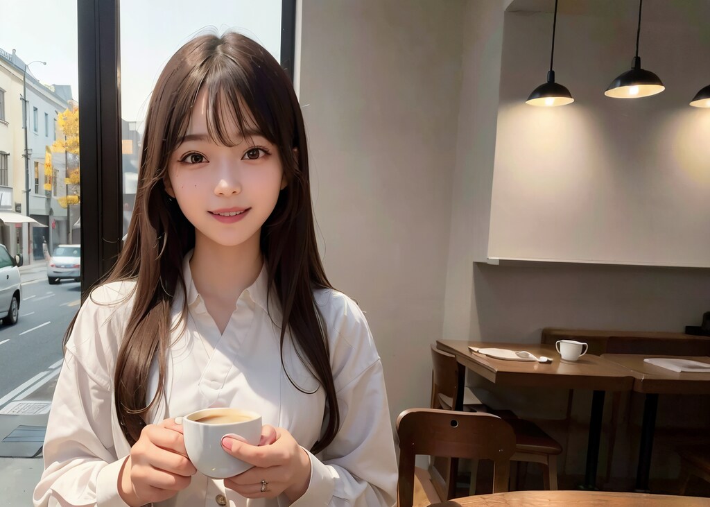 女子高生がカフェでバイト②