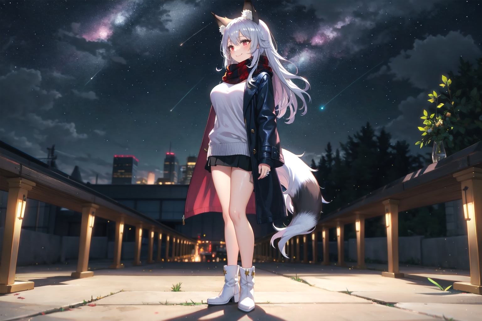 夜空の向こう | の人気AIイラスト・グラビア