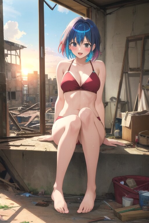 今日の水着