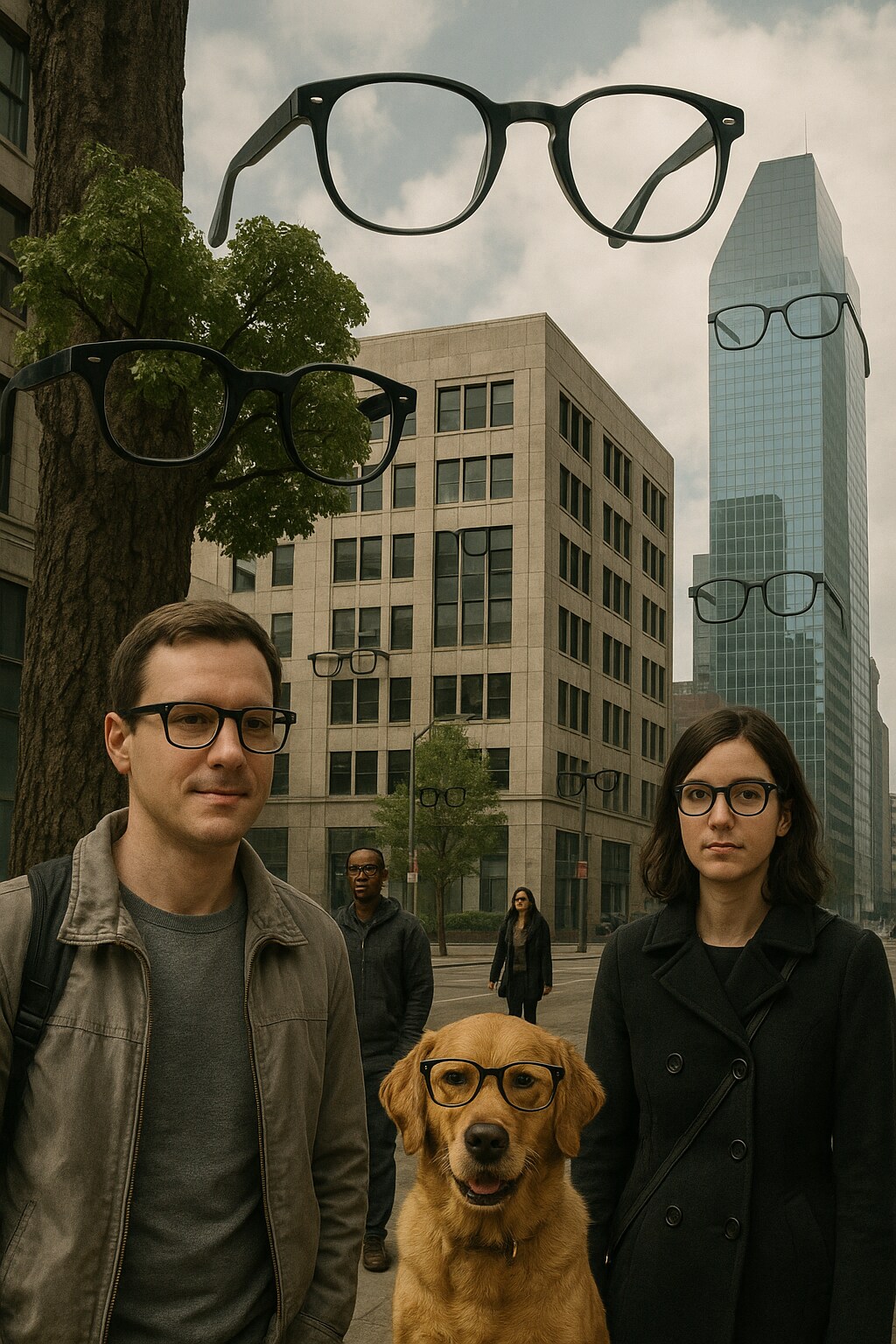 眼鏡に監視される世界