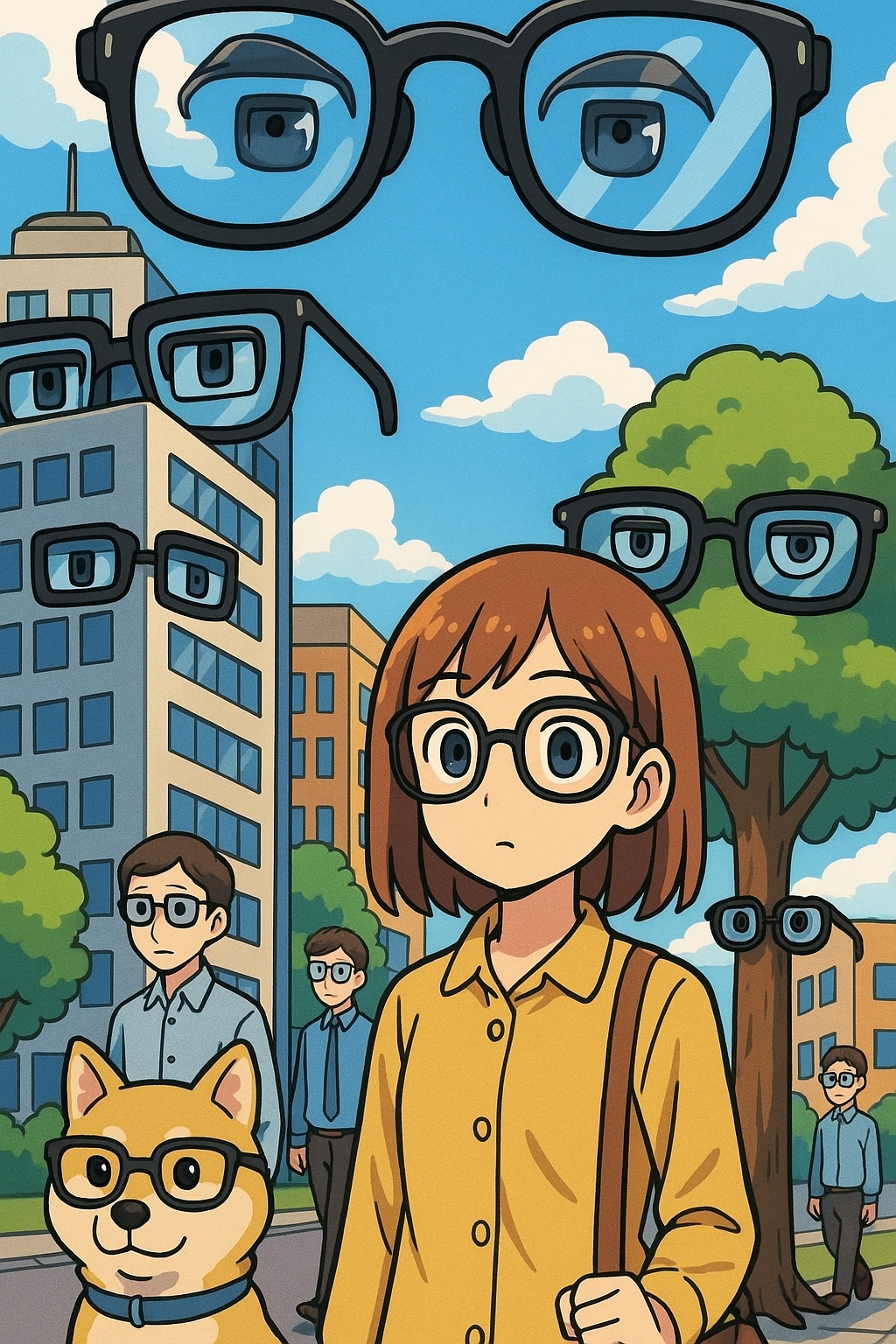 眼鏡に監視される世界