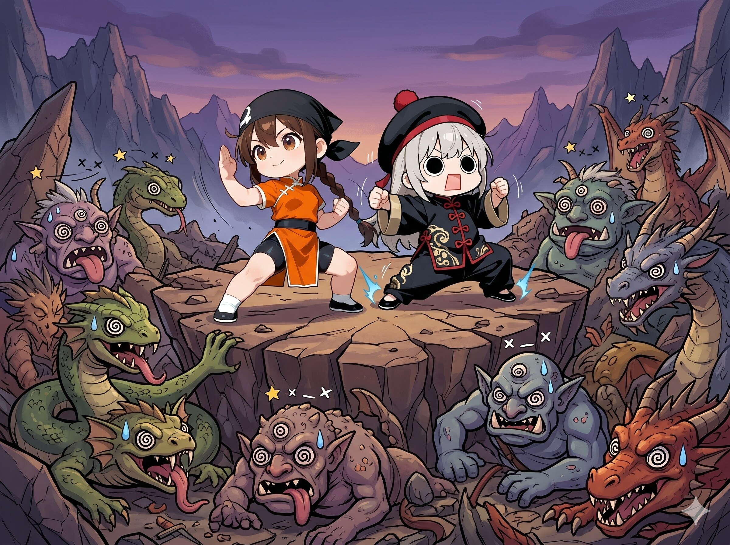 【FA】うちの子師匠さんと魔物の群れをやってしまいよったえらいこっちゃ嬢