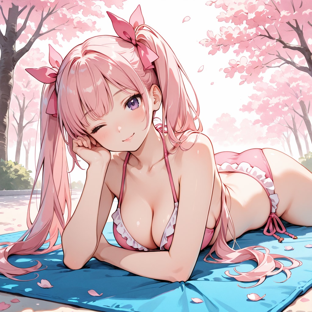 春の水着