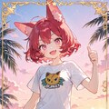 おしくらカード/夏：活発な狐娘カエデ 9枚目