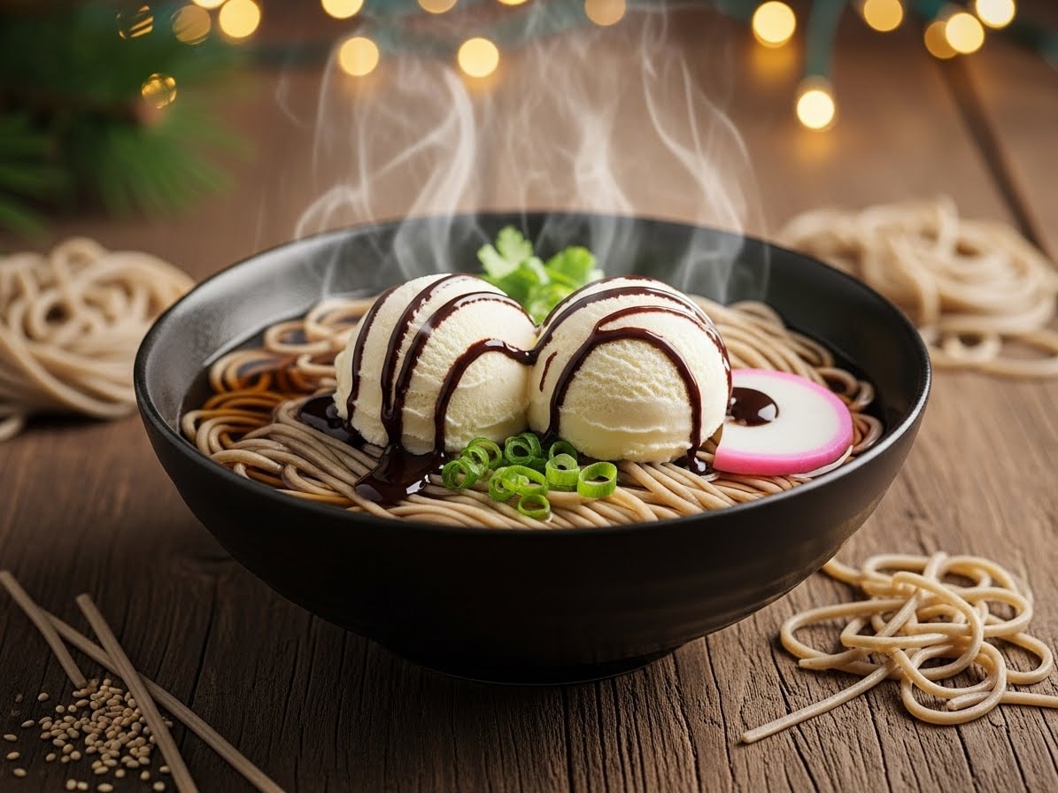 アイスクリーム蕎麦（ヴォエ！） | の人気AIイラスト・グラビア