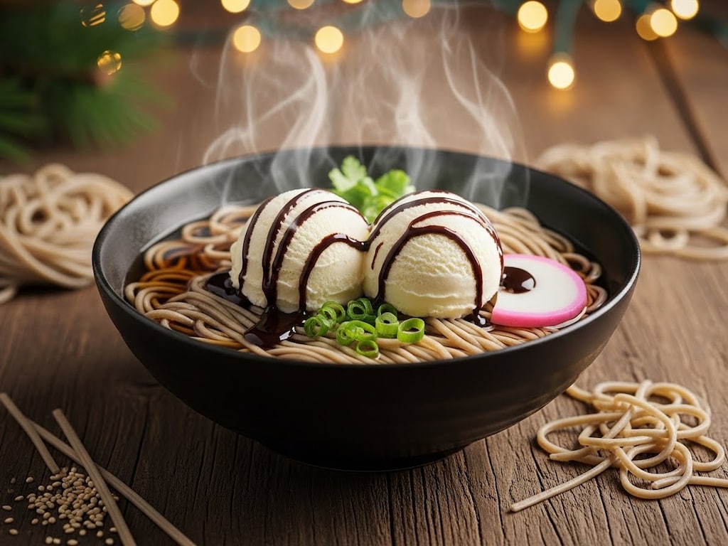 アイスクリーム蕎麦（ヴォエ！）