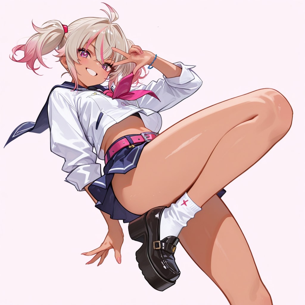 制服マオ | の人気AIイラスト・グラビア