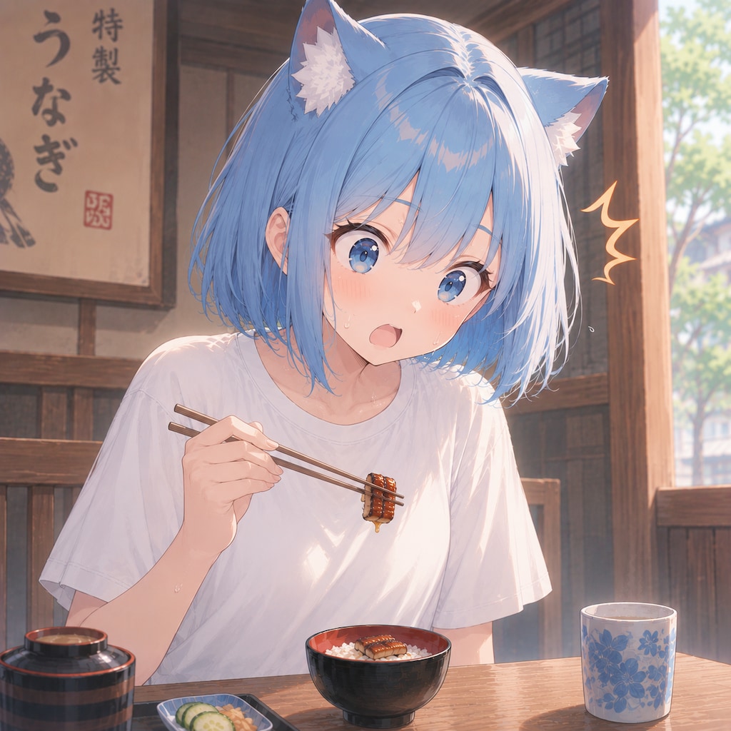 うなぎ短か！