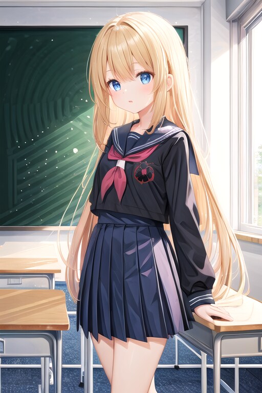 セーラー服の女の子15 | の人気AIイラスト・グラビア