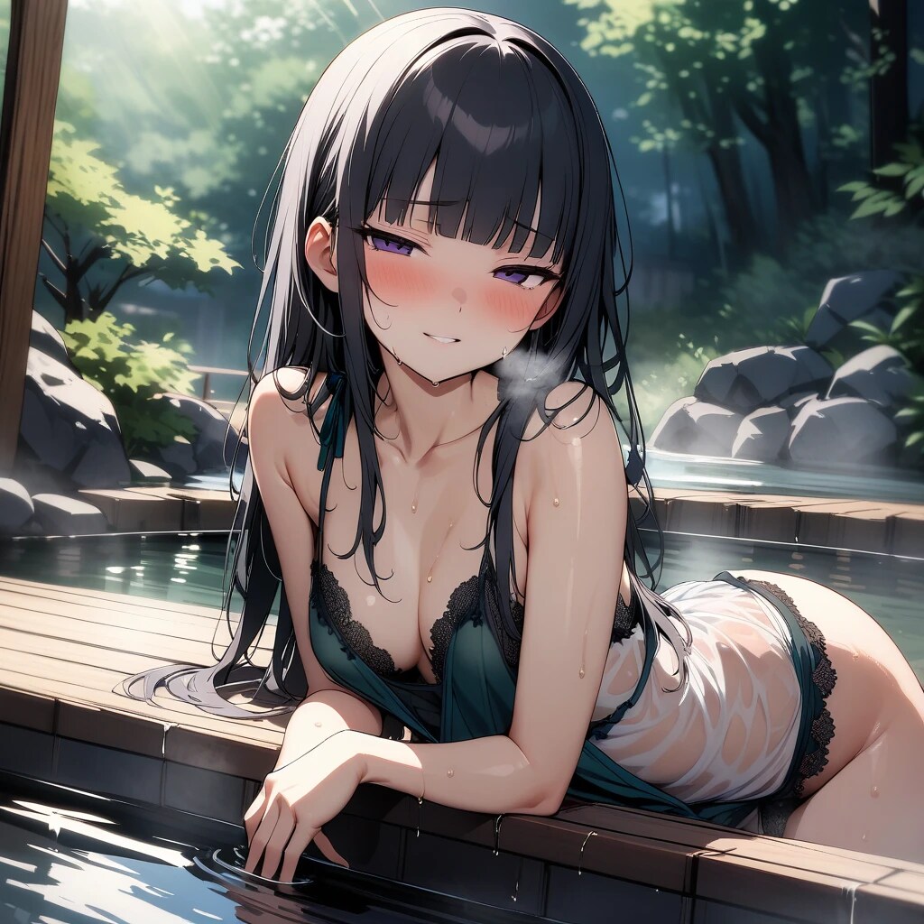 温泉ガール練習ガール