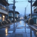 黎明の住宅街 4枚目