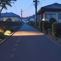 黎明の住宅街 3枚目
