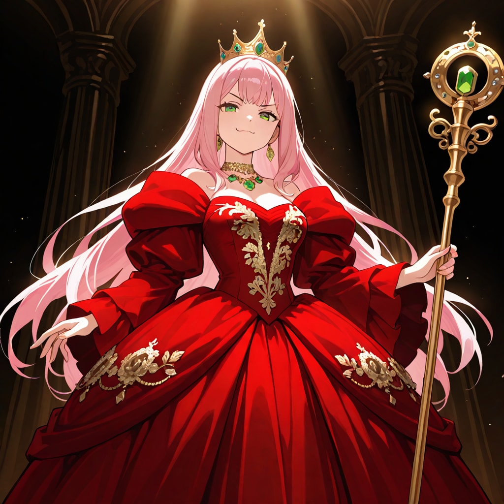 紅の女王とゴールドステージ | の人気AIイラスト・グラビア