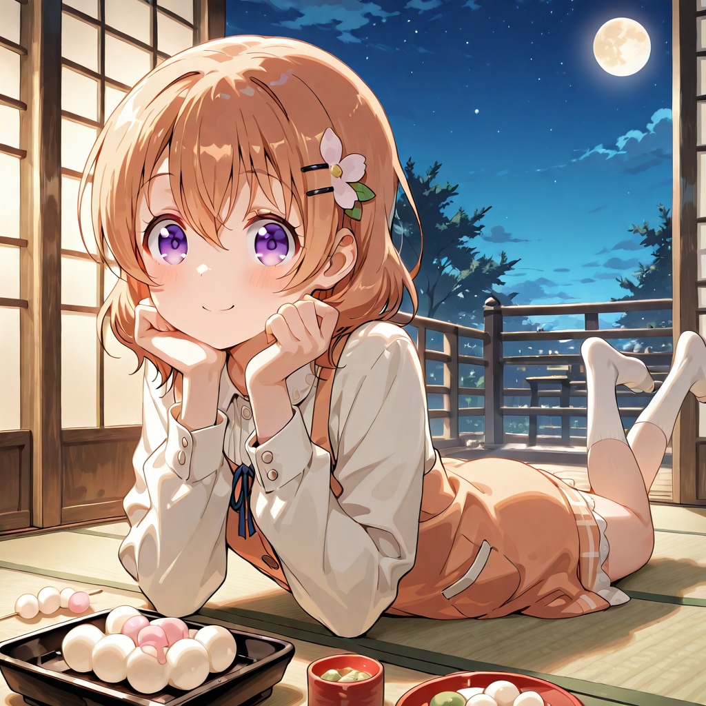 お団子とお月見
