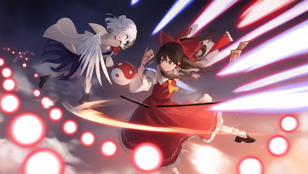 V4　東方　霊夢　稀神サグメ　弾幕ごっこ