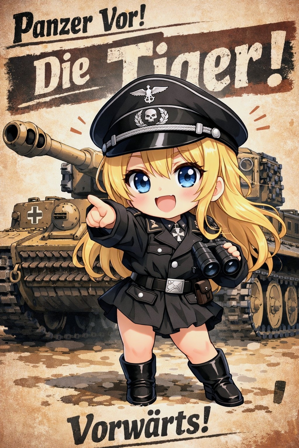 てぃーがー戦車お姉やん | の人気AIイラスト・グラビア