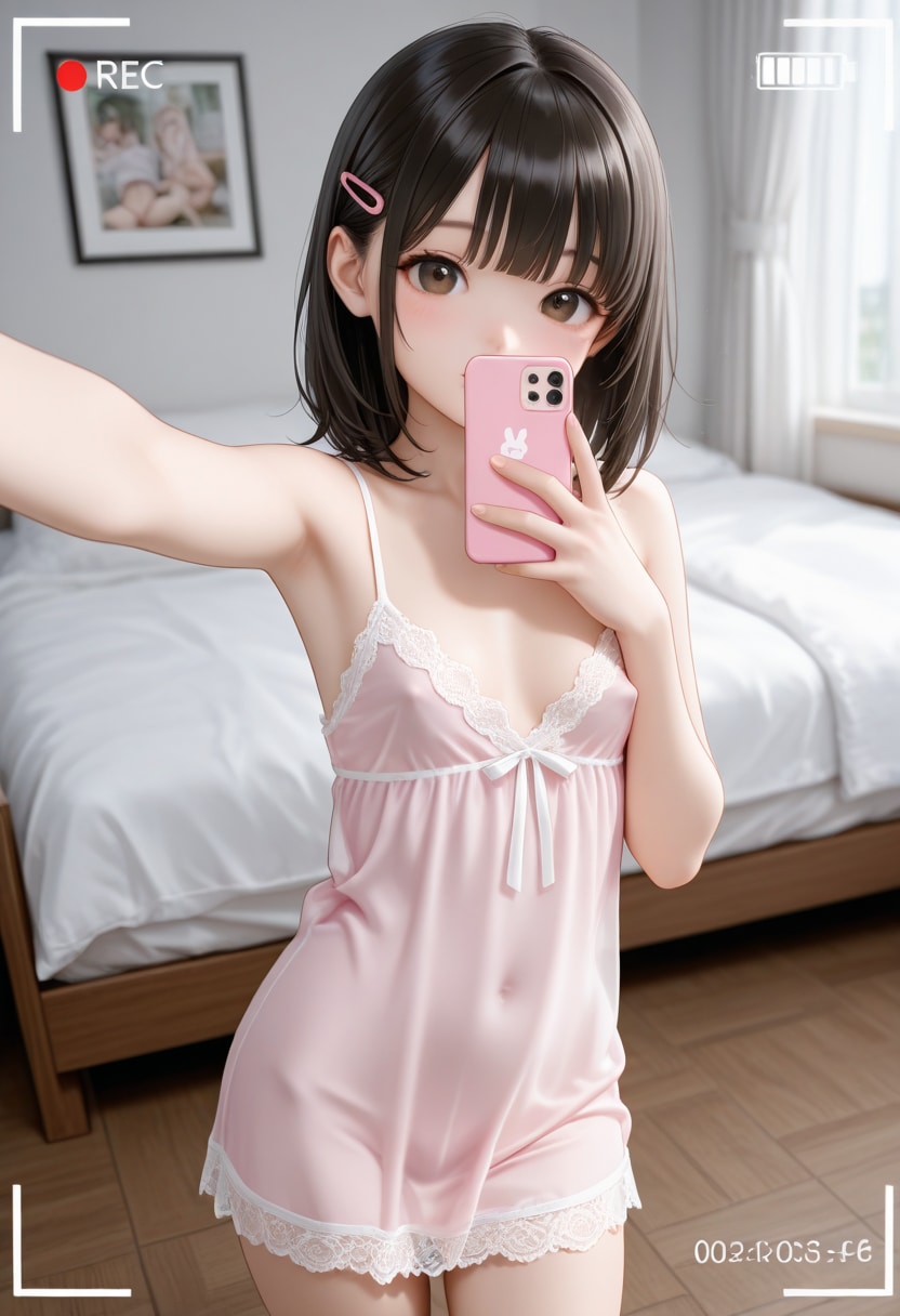 黒髪の美少女(R-15)(406)
