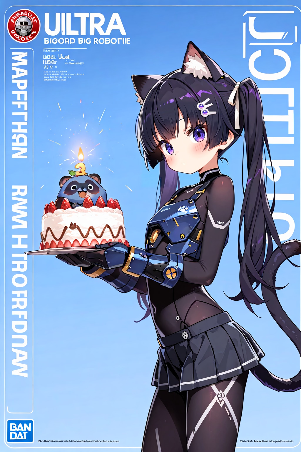 いわしまんさんちのカペラちゃんに２２世紀生まれの青いロボットと誕生日ケーキをプレゼントしたら困惑された件