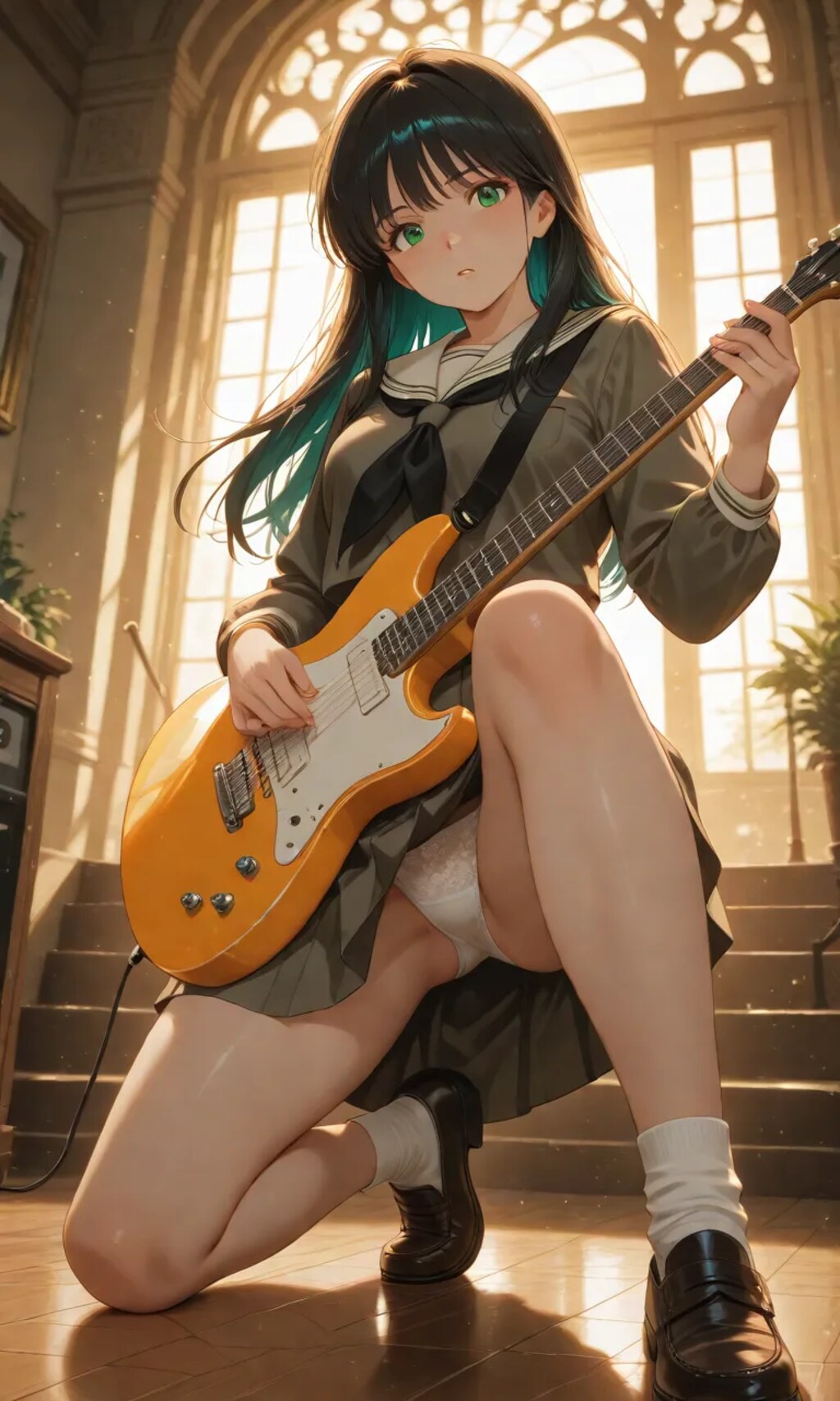 ギターとパンツと女の子