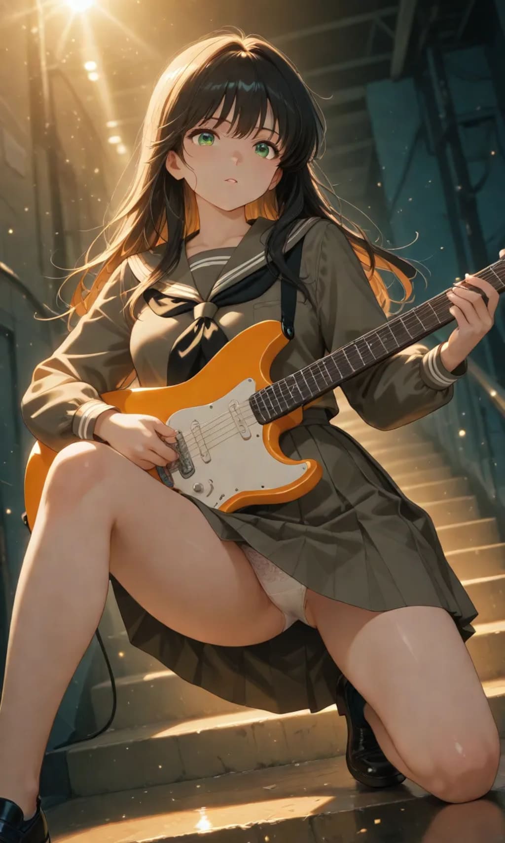 ギターとパンツと女の子