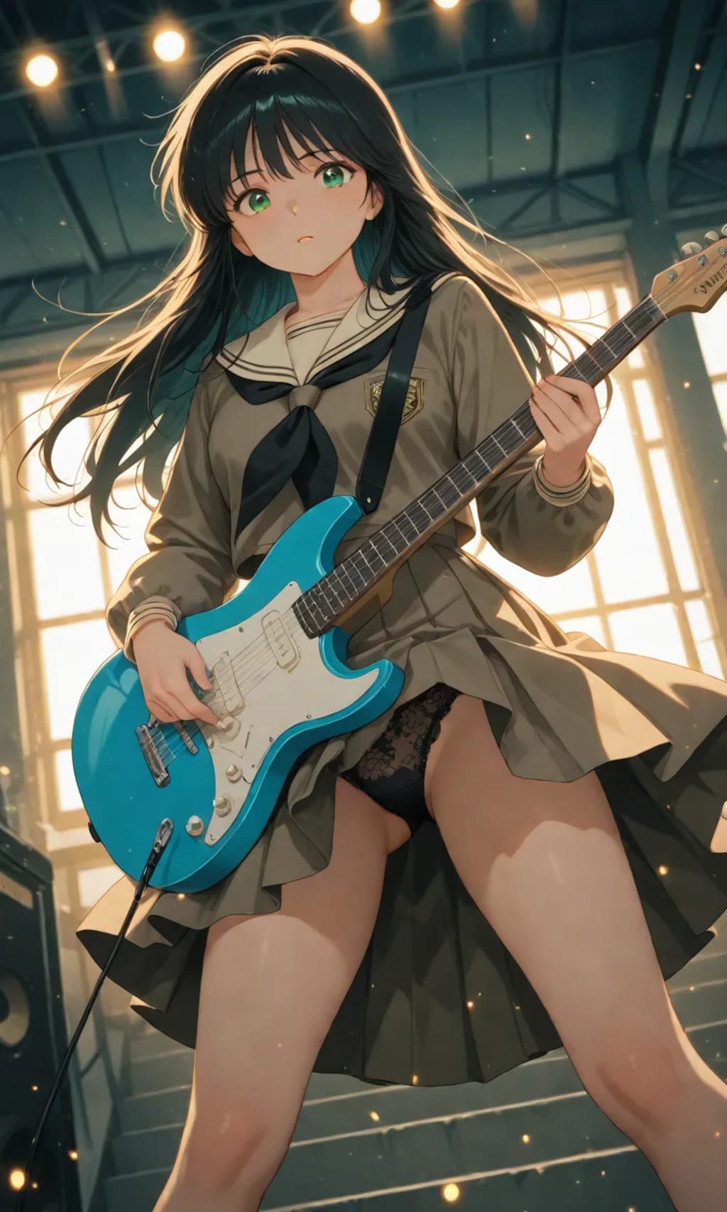 ギターとパンツと女の子