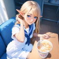 実はカップヌードル好きなエルフさん 8枚目