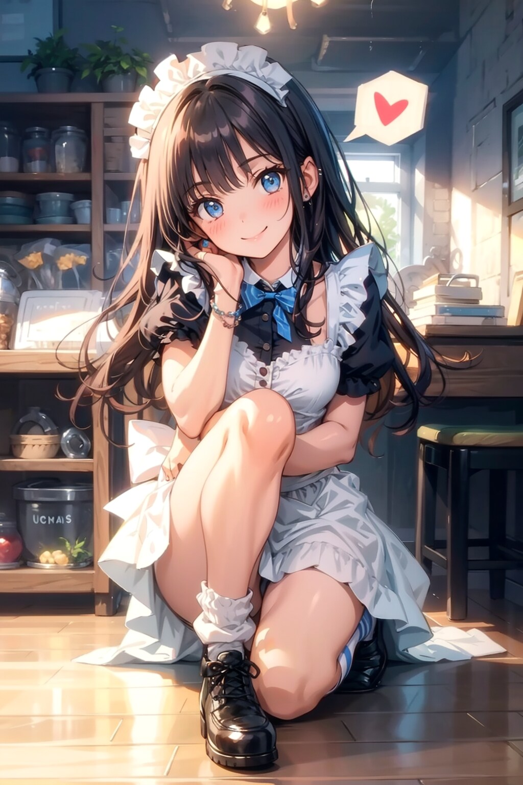 TOPAZ:膝立ち