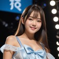 カラーブロックのドレスに網タイツとアンクルブーツ 8枚目
